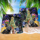 Bear Family Spring Holiday Beach Shorts Pattern Detail For Coastal Leisure And Warm Weather Wardrobe