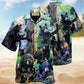 Spring Black Bear Hawaiian Shirt For Beach Days, Summer Outings, And Thoughtful Gift Giving
