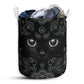 Small Size Cat Black Cat Laundry Basket For Bathroom Bedroom Storage