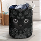 Cat Black Cat Laundry Basket For Room Home Organizer