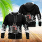 Black Cat Snowy Night Hoodie For Animal Lovers Casual Streetwear Travel And Everyday Comfort
