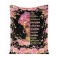 Black Woman God Says You Are African American Flannel Blanket For Cozy Bedroom Sofa Decor