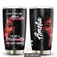 Black Woman I Don't Have An Attitude Lovely Personalized 20 Oz Tumbler For Coffee Travel And Daily Drinks