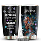 Black Woman Stand Before Anyone Butterfly Personalized 20 Oz Tumbler For Coffee Travel And Daily Drinks