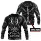 Black Samurai Personalized Hoodie For Artistic Heritage Style Seasonal Events And Everyday Comfort