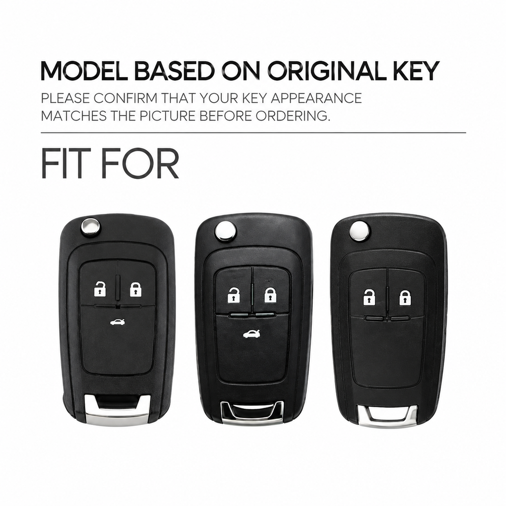 Black Warrior-Style TPU Car Key Fob Cover for Chevrolet Malibu, Captiva, Cruze, Aveo, Trax & Sail; Opel/Vauxhall Astra J & Corsa