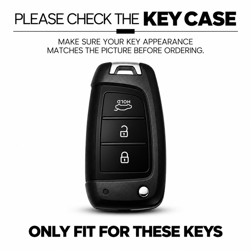 Black Warrior-Style TPU Car Key Fob Cover for Hyundai Elantra, Solaris, Tucson, i30, i35, i40, Kona, Genesis, Santa Fe & Azera