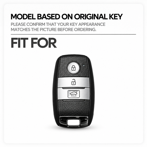 Black Warrior-Style TPU Car Key Fob Cover for Kia Ceed, Rio, Rio5, Sportage R, K3, KX3, K4, K5, Sorento, Cerato & Optima – 2015–2017
