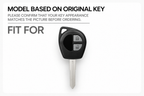 Black Warrior-Style TPU Car Key Fob Cover for Suzuki Swift, Ignis, Vitara, Liana, Ciaz & Baleno