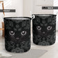 Cat Black Cat Laundry Basket For Nursery Dorm And Home Storage