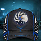 Blue God Bless America Eagle Classic Cap For Outdoor Adventures Festivals And Casual Wear