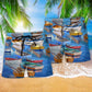 Boat Summer Beach Shorts Pattern Detail For Summer Adventures And Everyday Comfort