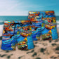 Vintage Harbor Boat Beach Shorts Pattern Detail For Poolside Fun And Thoughtful Gift Giving