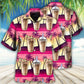 Summer Boba Milk Tea Hawaiian Shirt With Detailed Graphic For Coastal Vacations Warm Weather Events And Daily Style