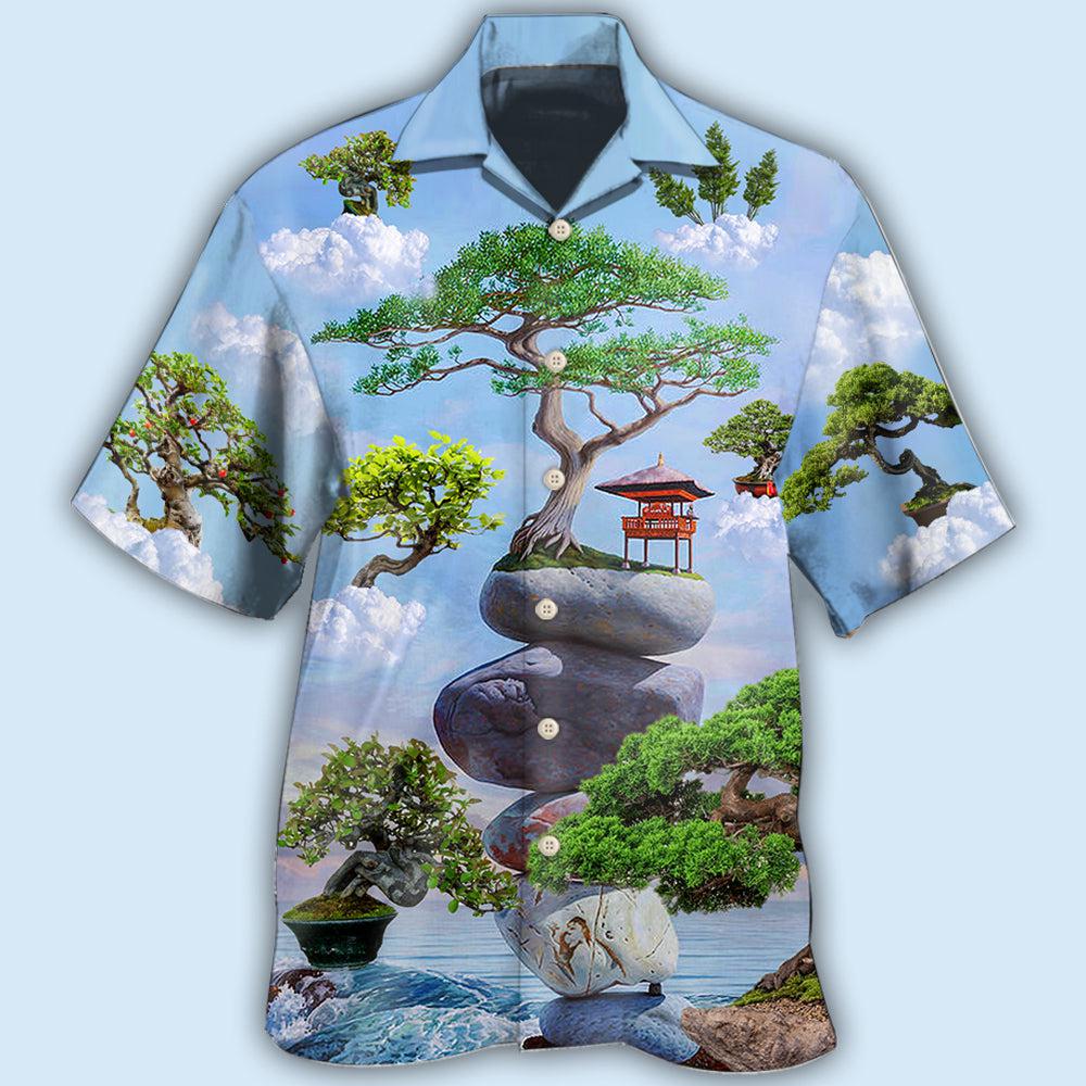 Bonsai Tree Hawaiian Shirt For Beach Parties And Weekend Getaways
