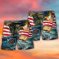 Book Independence Day Beach Shorts Artwork Detail For Casual Warm Weather Outfits
