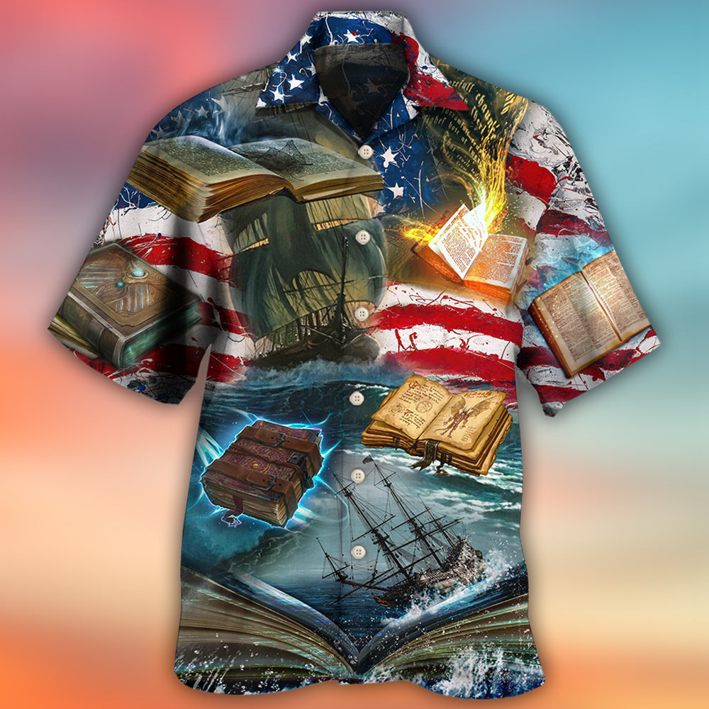 Book Independence Day Hawaiian Shirt For Summer Vacation And Beach Travel