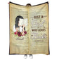 Book Just A Girl Who Loves Books Personalized Flannel Blanket For Cozy Bedroom Sofa Decor