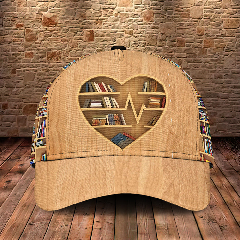 Amazing Wood Book Lovers Classic Cap For Nature Lovers Travel And Casual Daily Styling