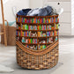 Book Rattan Texture Style Laundry Basket For Room Home Organizer