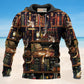 Book Cat Sleeping Bookshelf Hoodie For Animal Artwork Fans Seasonal Events And Gift Giving