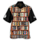 Book Reading Design Hawaiian Shirt For Resort Trips, Coastal Parties, And Warm Weather Style