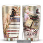 Book Is My Life And Love With Little Girl Personalized 20 Oz Tumbler For Coffee Travel And Daily Drinks