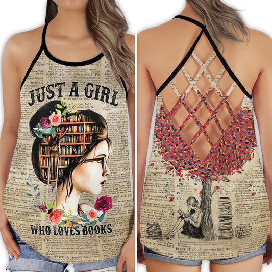 Book Lover Tree Reading Hollow Tank Top For Yoga Workouts And Casual Wear