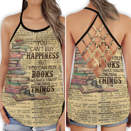 Book Lover Life Reading Hollow Tank Top For Yoga Workouts And Casual Wear
