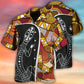 Creative Boomerang Hawaiian Shirt For Summer Vacation, Beach Travel, And Casual Wear