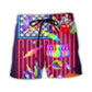 Independence Day Bowling Beach Shorts For Weekend Travel And Lightweight Summer Style