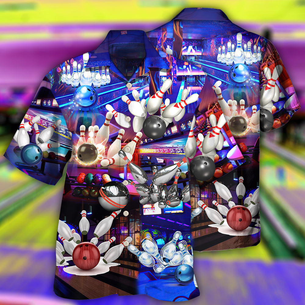 Bowling Luxury Hawaiian Shirt For Outdoor Adventures, Coastal Travel, And Comfortable Casual Style