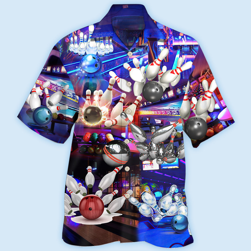 Bowling Luxury Hawaiian Shirt For Outdoor Adventures, Coastal Travel, And Comfortable Casual Style