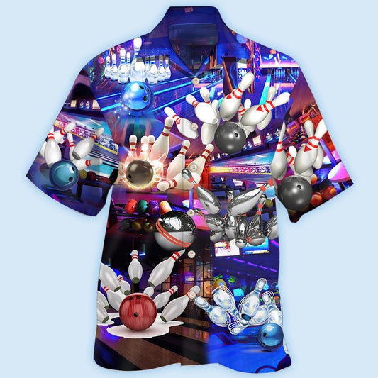 Bowling Luxury Hawaiian Shirt For Outdoor Adventures, Coastal Travel, And Comfortable Casual Style