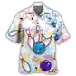 Creative Bowling Pin Ball Hawaiian Shirt For Sports Fans, Summer Outings, And Relaxed Vacation Wear