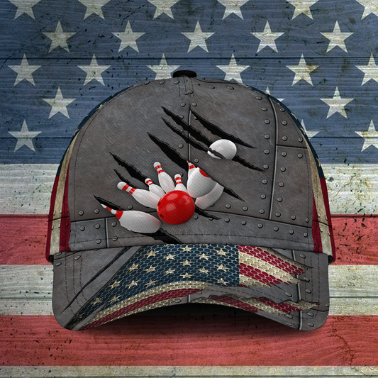 Bowling Split Happens Classic Cap For Daily Comfort Outdoor Fun And Weekend Vacations