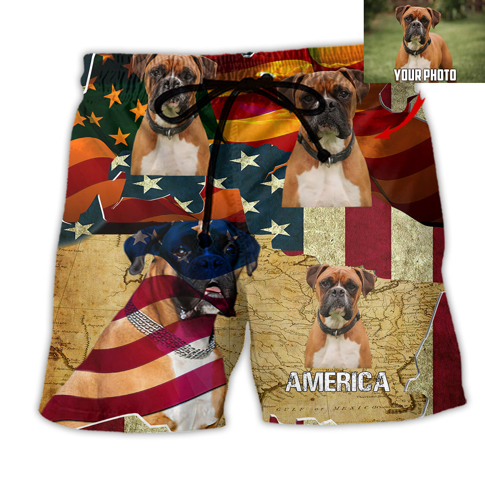 Sunset Americana Beach Shorts For Beach Days And Thoughtful Gift Giving