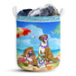 Small Size Boxer Dog Beach Summer Laundry Basket For Bathroom Bedroom Storage