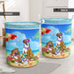 Boxer Dog Beach Summer Laundry Basket For Room Home Organizer