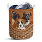 Small Size Boxer Dog Rattan Texture Style Laundry Basket For Bathroom Bedroom Storage