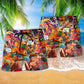 Boxing Motivation Color Beach Shorts Pattern Detail For Poolside Fun And Relaxed Holiday Style