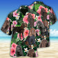 Tropical Boykin Spaniel Dog Hawaiian Shirt For Tropical Holidays, Outdoor Gatherings, And Everyday Comfort