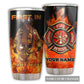 Firefighter Brave Firefighter Personalized 20 Oz Tumbler For Coffee Travel And Daily Drinks