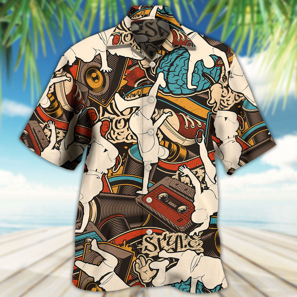 Dance Break Hawaiian Shirt Design Detail For Beach Days And Holiday Travel