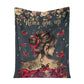 Breast Cancer Awareness Butterfly Flannel Blanket For Cozy Bedroom Sofa Decor