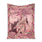 Breast Cancer Survivor Awareness Flannel Blanket For Cozy Bedroom Sofa Decor
