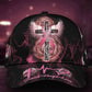 Breast Cancer Rose Cross Classic Cap For Holiday Trips Daily Outfits And Thoughtful Gifting