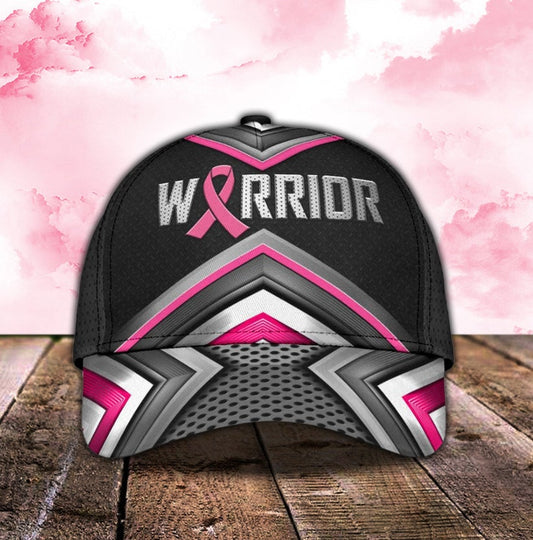 Breast Cancer Warrior Support Classic Cap For Relaxed Daily Style Vacations And Festival Wear