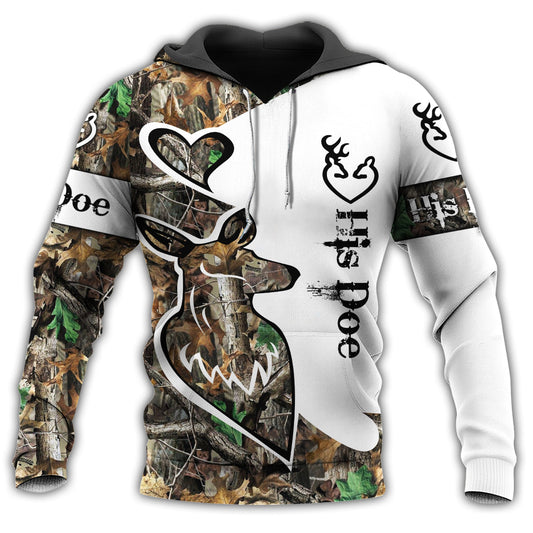 Buck Doe Hunting Hoodie For Hunters Weekend Travel And Practical Everyday Style