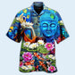 Think Become Buddha Hawaiian Shirt For Resort Getaways And Comfortable Summer Activities